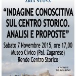 Indagine sul Centro Storico