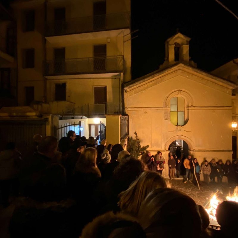 Falò di Sant'Antonio Abate Rende Centro StoricoIMG_0404_50p