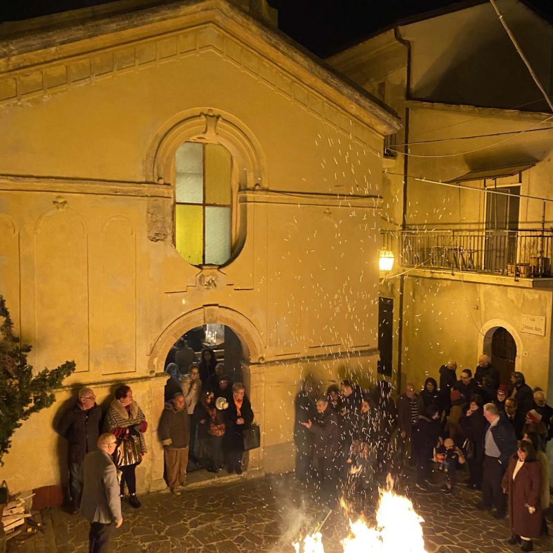 Falò di Sant'Antonio Abate Rende Centro StoricoIMG_0406_50p